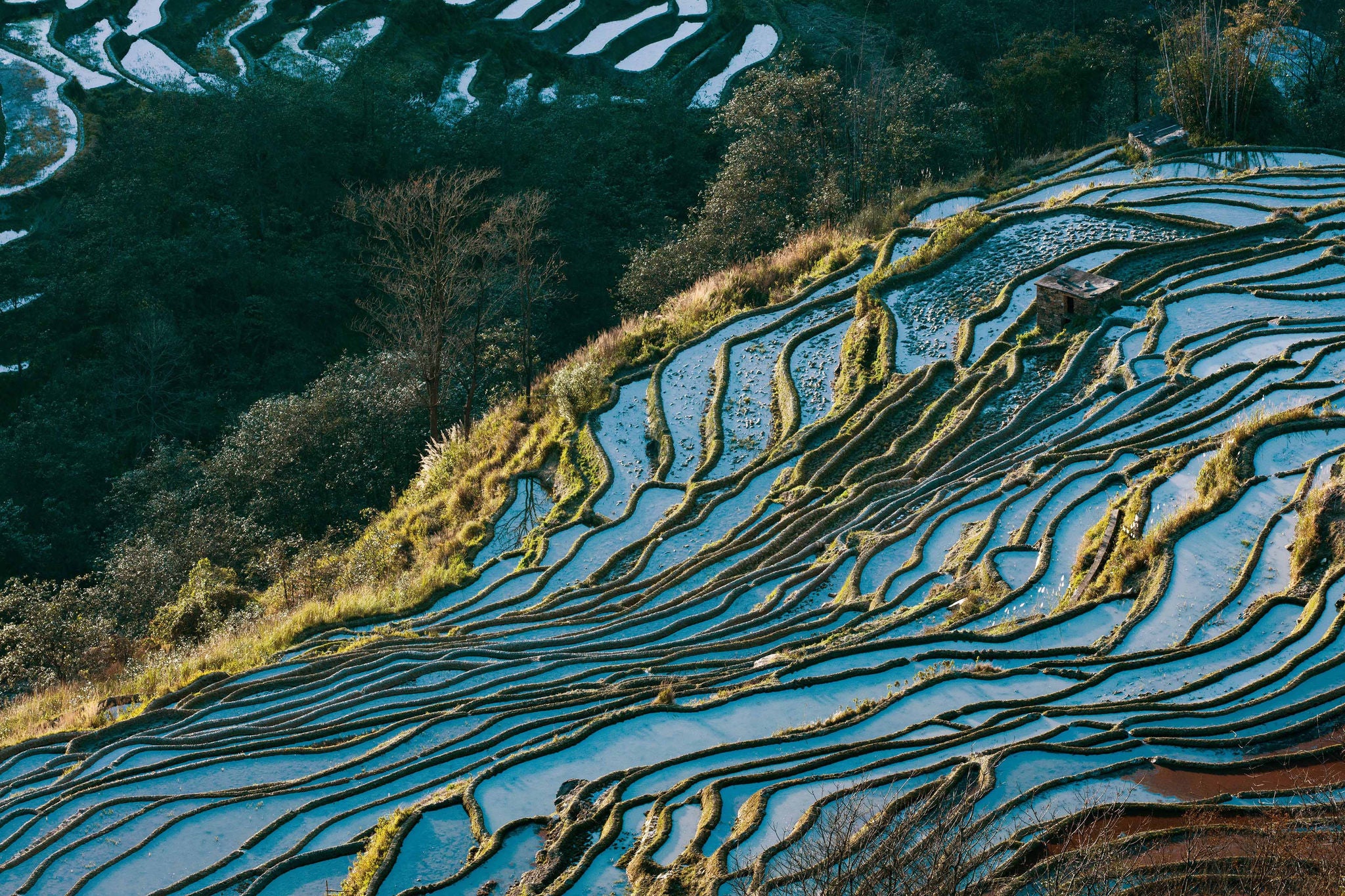 Yuanyang terrace in Yunnan Province,China