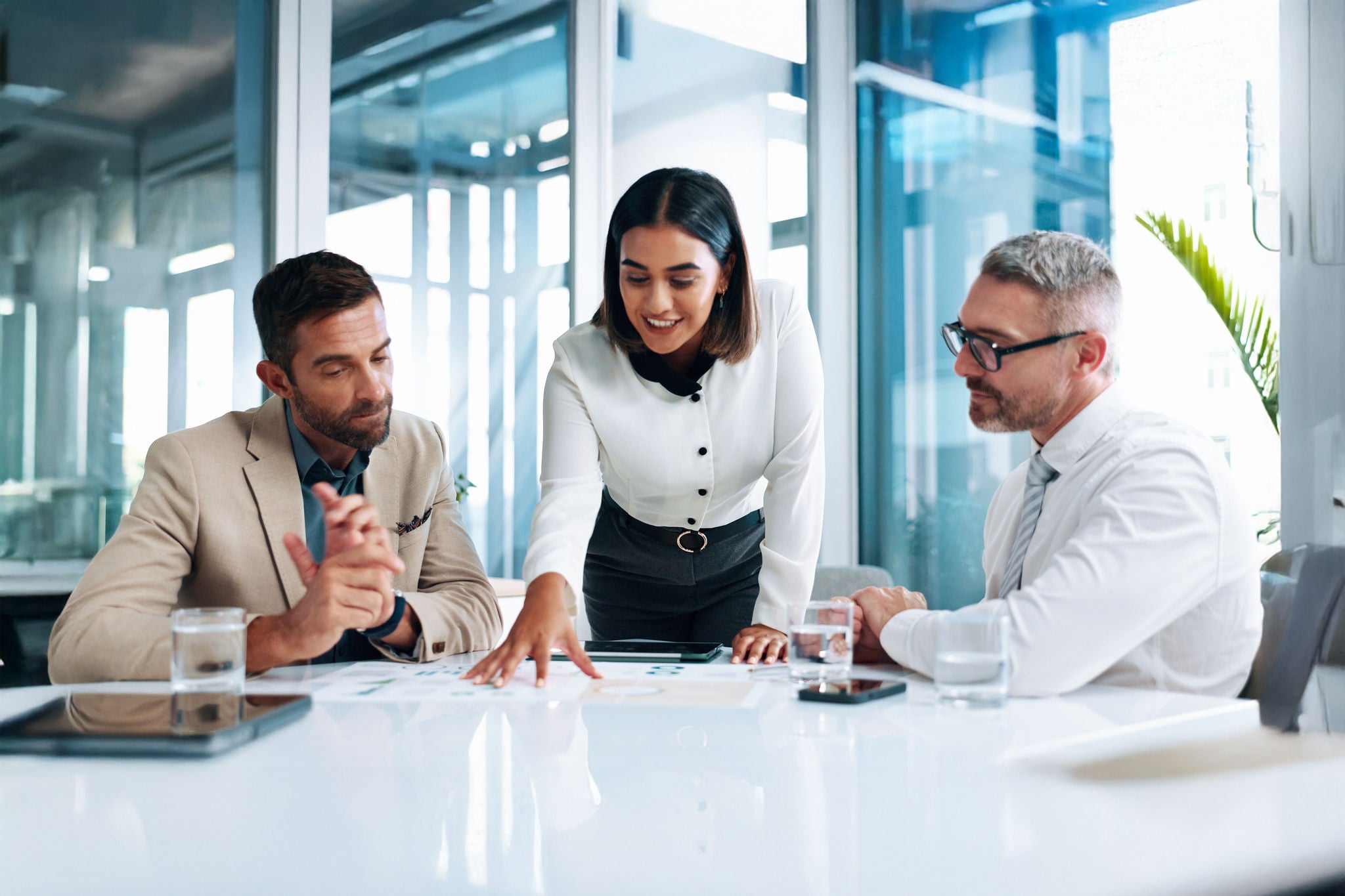 Business people in meeting for teamwork